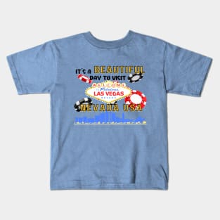 Travel to beautiful Las Vegas in Nevada. Gift ideas for the travel enthusiast available on t-shirts, stickers, mugs, and phone cases, among other things. Kids T-Shirt